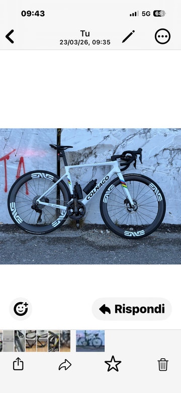 Gebrauchtes Colnago V4RS Shimano Dura Ace Di2 2025 Road & Gravel, Weiß — Bild 3 von 3