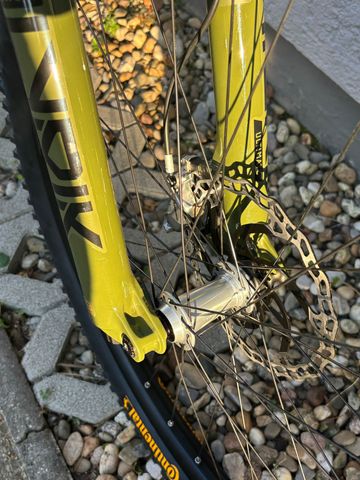 Used Forbidden Druid SRAM GX Eagle AXS 2021 Mountainbike, Light Gray — image 6 of 8