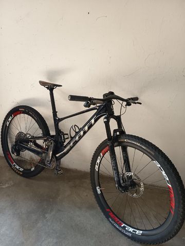 Scott spark Custom SRAM GX Eagle AXS 2024 Mountainbike usato, Blu — immagine 2 di 6