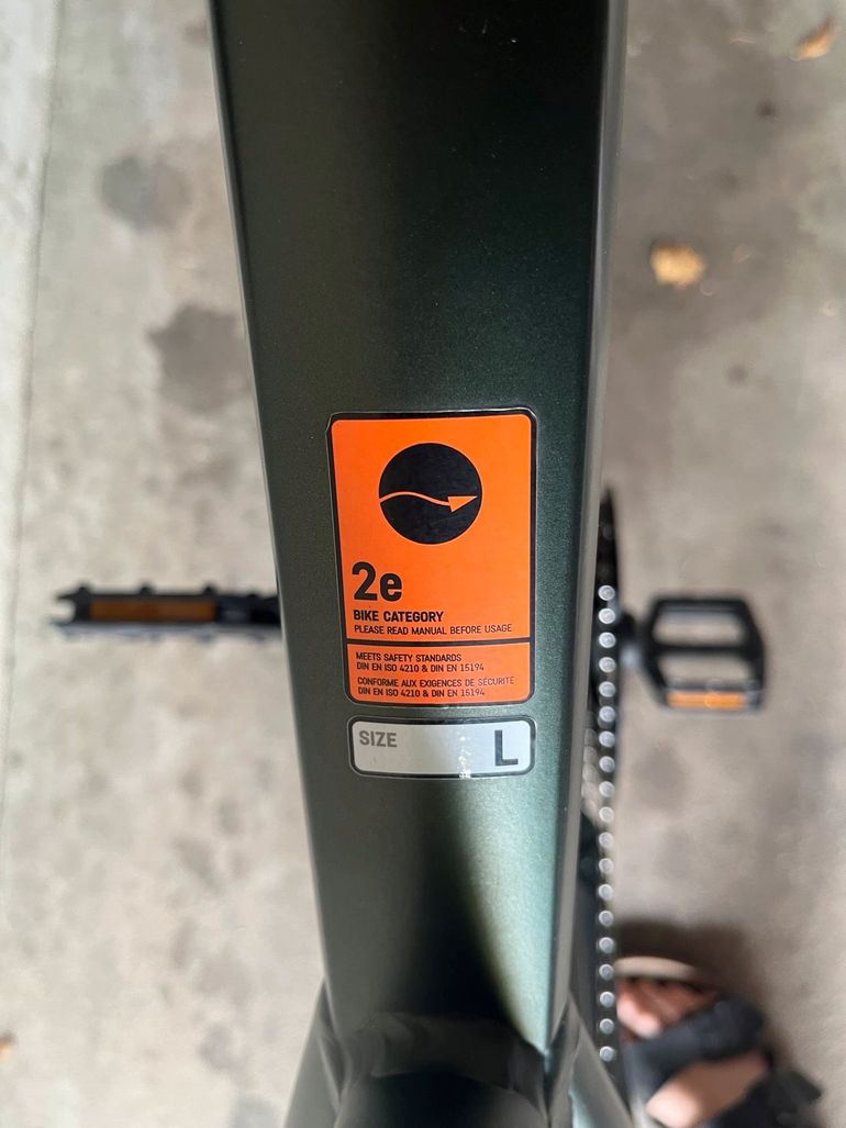 Used Canyon Pathlite:ON 2023 Urban, Green — image 2 of 6