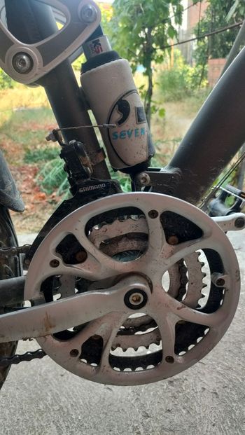 Gebrauchtes DECATHLON Custom Shimano Altus 2008 Urban, Hellgrau — Bild 4 von 4