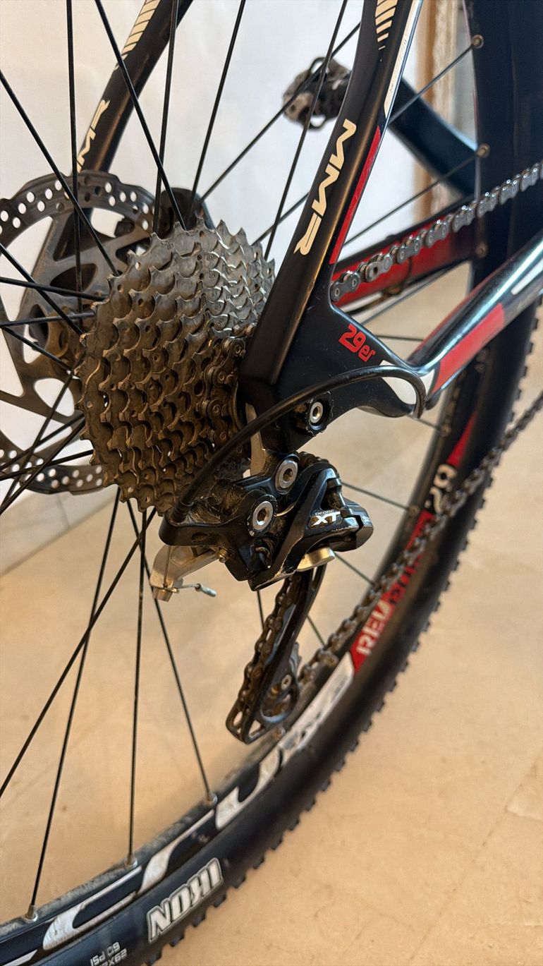 Gebrauchtes Mmr rakish Custom Shimano Deore XT 2015 Mountainbike, Rot — Bild 3 von 3