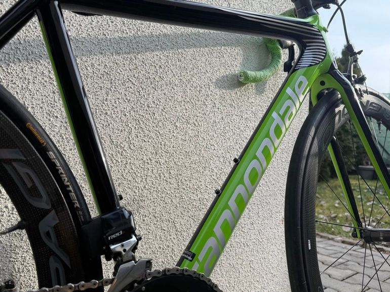 cannondale evo HI MOD Team Frameset 2020 Road & Gravel usato, Verde — immagine 3 di 6
