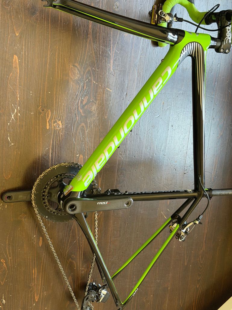 Used cannondale evo HI MOD Team Frameset 2020 Road & Gravel, Green — image 2 of 7