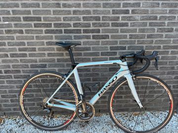 Brugt Basso Diamante Opal White Ultegra Rim Brake 2021 Road & Gravel