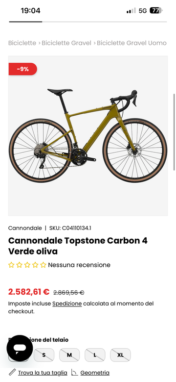 Cannondale Topstone Carbon 4 2024 2024 Road & Gravel usato, Verde — immagine 18 di 18
