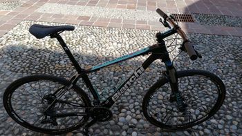 Gebrauchtes Bianchi Methanol Shimano Ultegra 2017 Mountainbike, Schwarz — Bild 2 von 4