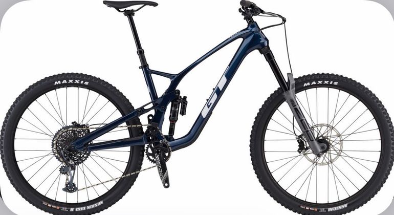 GT Force Shimano GRX 2024 Mountainbike usato, Blu — immagine 3 di 3