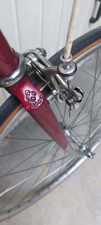 Used Gion Custom Campagnolo Record 1980 Road & Gravel, Red — image 10 of 12