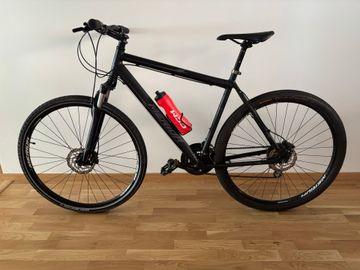 Merida Crossway Shimano Acera 2014 Mountainbike usato, Nero — immagine 2 di 9