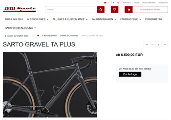 Tweedehands Sarto Custom Campagnolo Ekar 2023 Road & Gravel — afbeelding 3 van 14