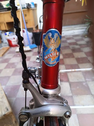 Used Wilier Custom Campagnolo Record 1990 Road & Gravel, Red — image 5 of 6