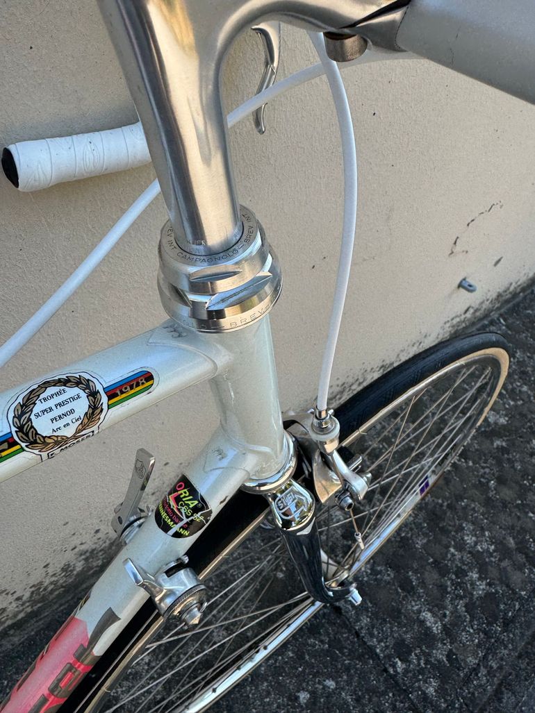 Francesco Moser Custom Campagnolo Athena 1988 Road & Gravel usato, Bianco — immagine 2 di 13