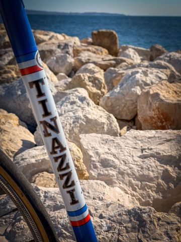 Used Tinazzi Custom Shimano 600 1980 Road & Gravel, Blue — image 2 of 7
