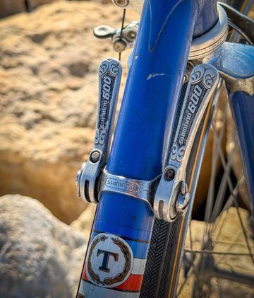 Used Tinazzi Custom Shimano 600 1980 Road & Gravel, Blue — image 4 of 7