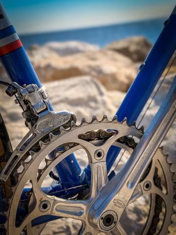 Used Tinazzi Custom Shimano 600 1980 Road & Gravel, Blue — image 5 of 7