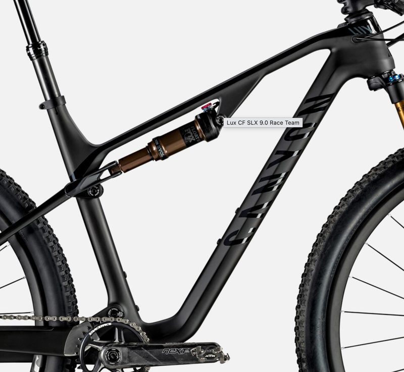 Used Canyon Lux CF SLX Frameset 2019 Frameset 2019 MTB