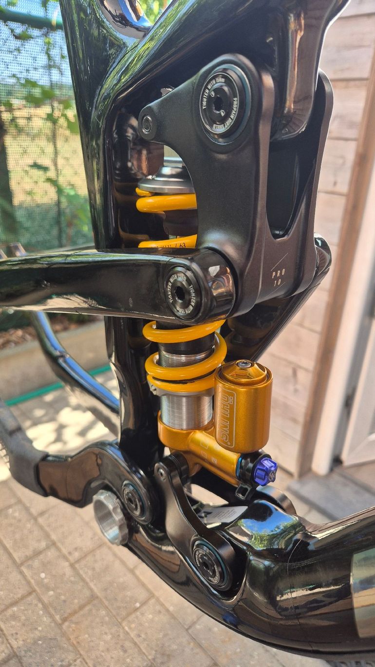 Brugt Propain TYEE 6 CF 27.5 Goldrush 2023 Frameset 2023 Mountainbike — billede 3 af 20