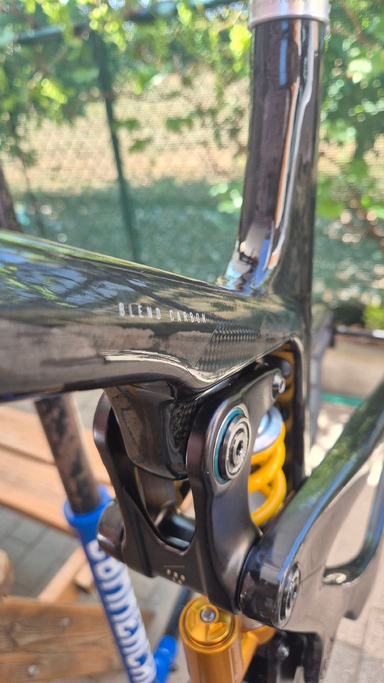 Brugt Propain TYEE 6 CF 27.5 Goldrush 2023 Frameset 2023 Mountainbike — billede 9 af 20