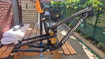 Brugt Propain TYEE 6 CF 27.5 Goldrush 2023 Frameset 2023 MTB