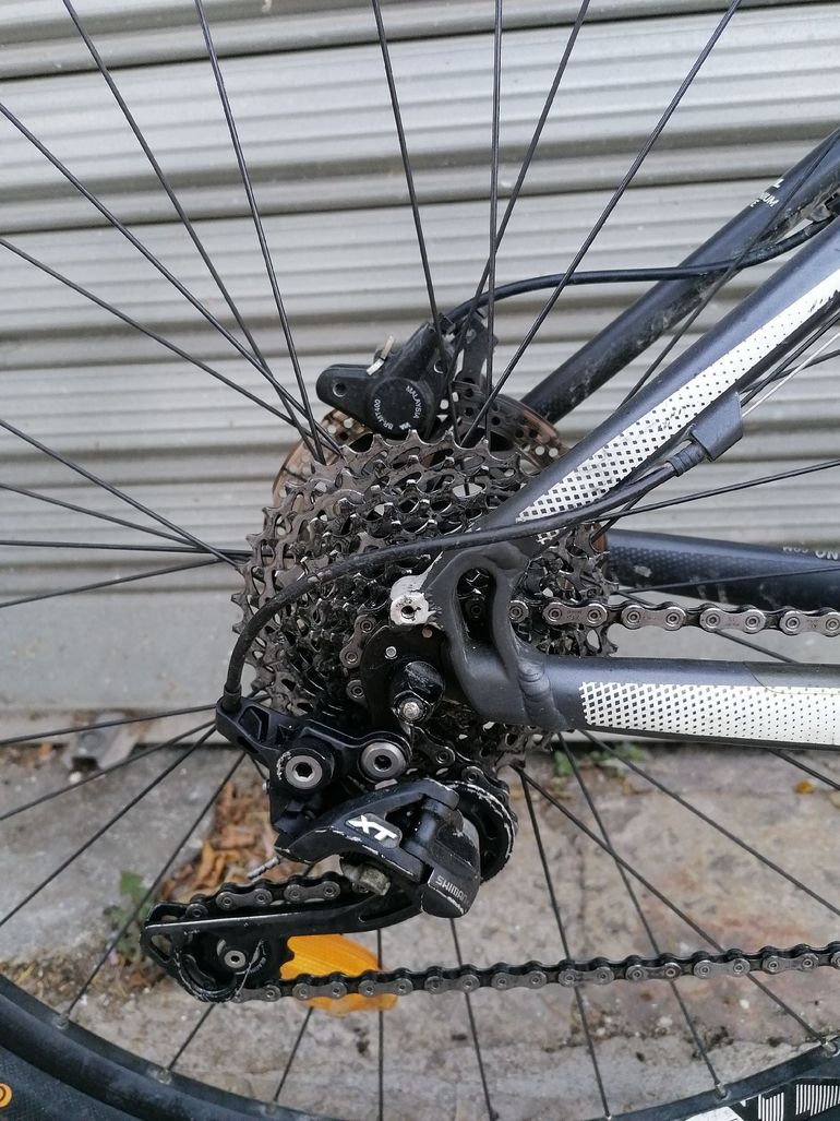 Used CUBE Acid Shimano Deore XT 2014 Mountainbike, Light Gray — image 3 of 5