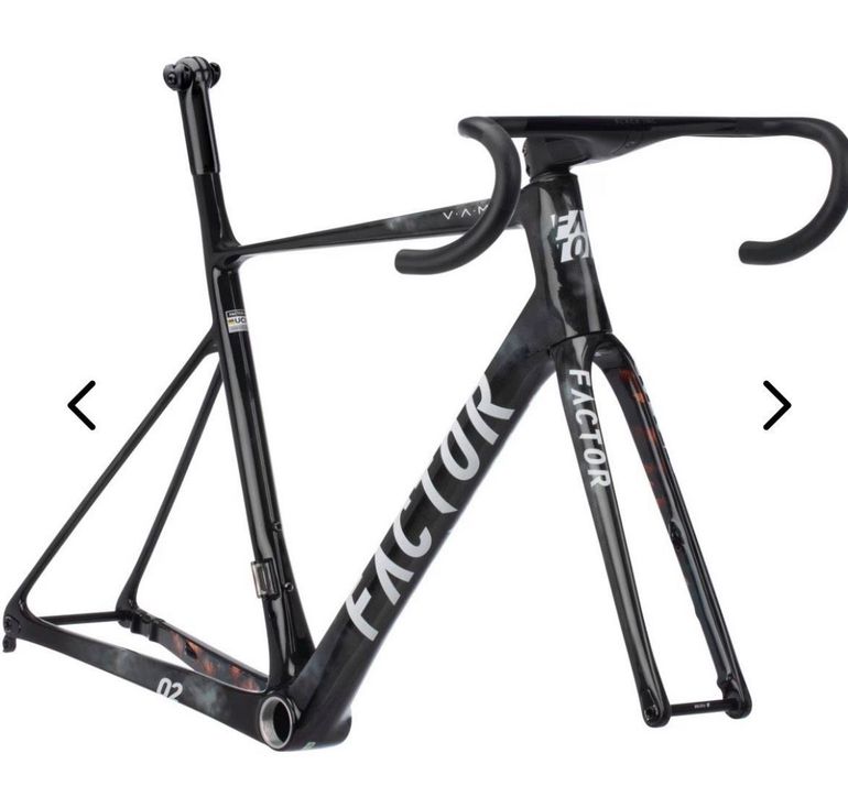 Used Factor O2 VAM 2023 Frameset 2023 Road & Gravel, Black — image 4 of 4