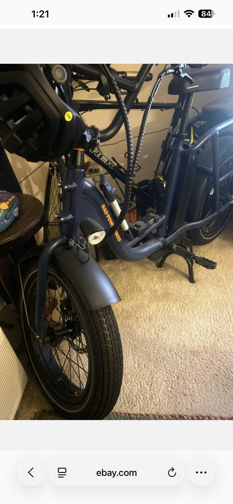 Used Rad Power Bikes RadRunner 2026 2026 Urban, Blue — image 3 of 6