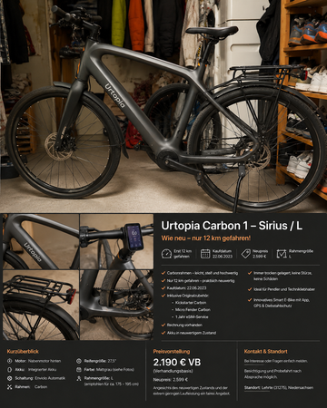 Used Urtopia Custom 2023 Urban & Touring