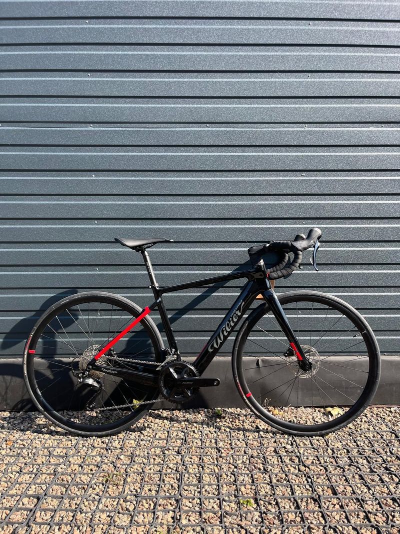 Used Wilier Garda Hybrid X35 S Shimano 105 12s NDR28 czarno-czerwony Garda 2025 Road & Gravel