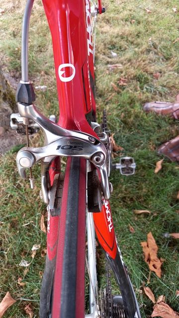Used Thompson Custom Shimano 105 2018 Road & Gravel, Red — image 8 of 15
