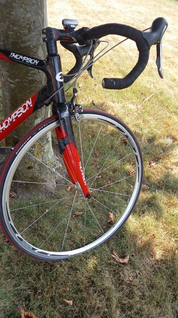 Used Thompson Custom Shimano 105 2018 Road & Gravel, Red — image 9 of 15