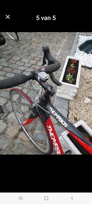 Used Thompson Custom Shimano 105 2018 Road & Gravel, Red — image 5 of 15