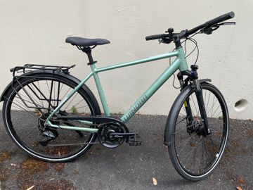 Winora DOMINGO X18 2025 2025 Urban usato, Verde — immagine 1 di 5