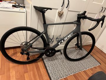 Used CUBE AGREE C:62 2024 2024 Road & Gravel, Black — image 1 of 13