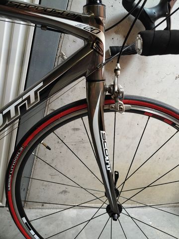 Used Scott Speedster Shimano 105 2016 Road & Gravel, Light Gray — image 4 of 4