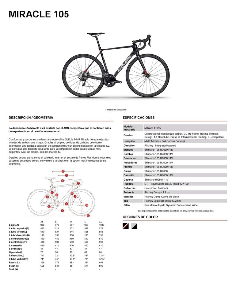 Gebrauchtes MMR Miracle Shimano 105 2020 Road & Gravel, Schwarz — Bild 3 von 18