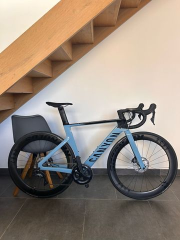 Gebrauchtes Canyon Aeroad CF SL 8 Disc 2022 2022 Road & Gravel, Blau — Bild 1 von 7