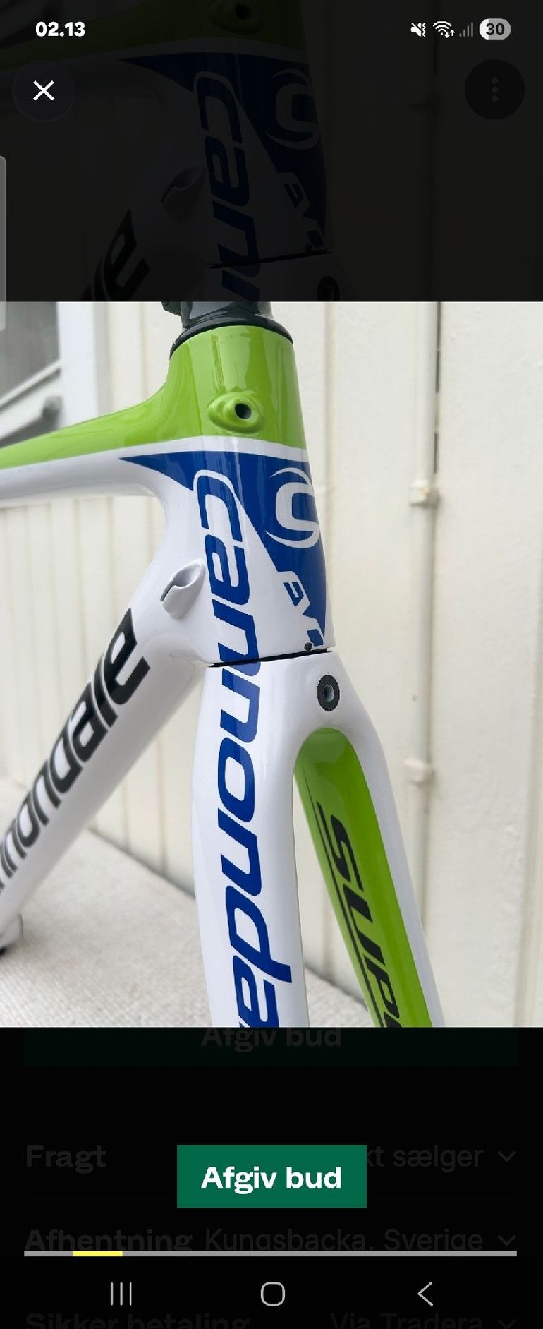 Gebrauchtes Cannondale SuperSix EVO Frameset 2015 Road & Gravel, Weiß — Bild 5 von 8