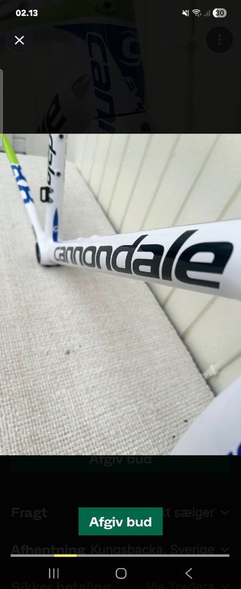 Gebrauchtes Cannondale SuperSix EVO Frameset 2015 Road & Gravel, Weiß — Bild 2 von 8