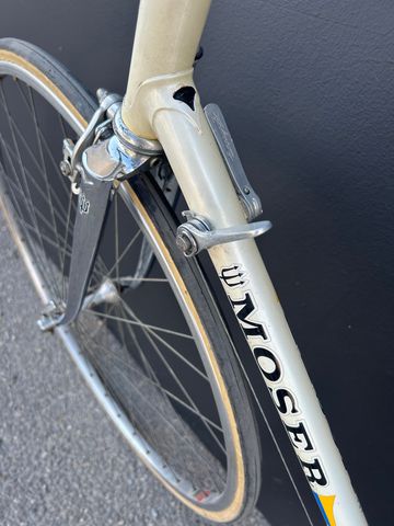 Used Moser cicli Columbus 1985 Road & Gravel, White — image 10 of 11