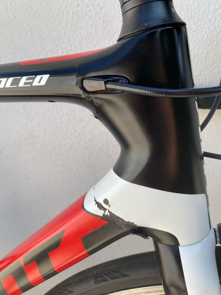 Gebrauchtes Giant TCR Advanced 2 2016 Frameset 2016 Road & Gravel, Rot — Bild 5 von 22