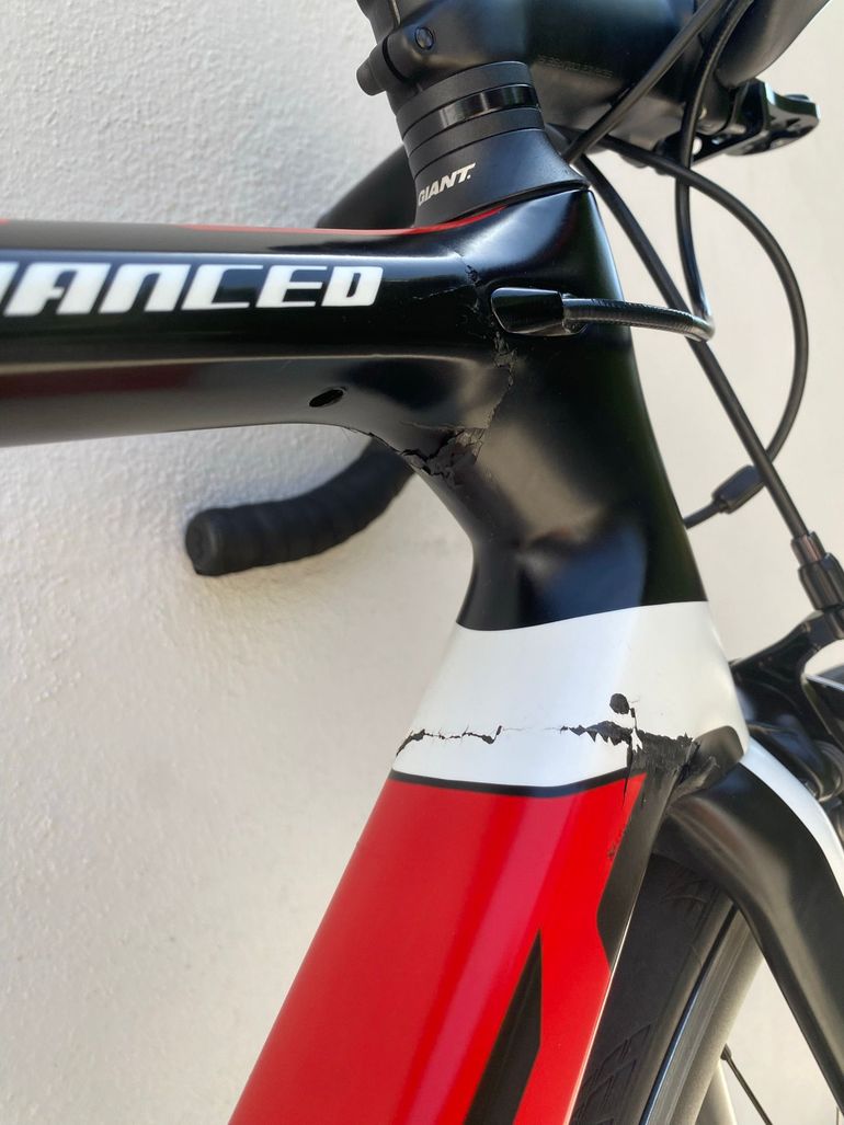 Gebrauchtes Giant TCR Advanced 2 2016 Frameset 2016 Road & Gravel, Rot — Bild 6 von 22