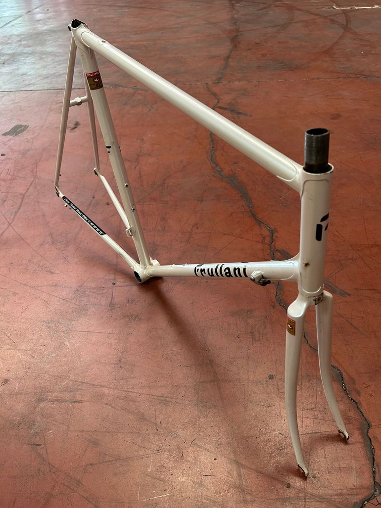 FRULLANI Columbus Slx Frameset 1989 Road & Gravel usato, Bianco — immagine 5 di 10