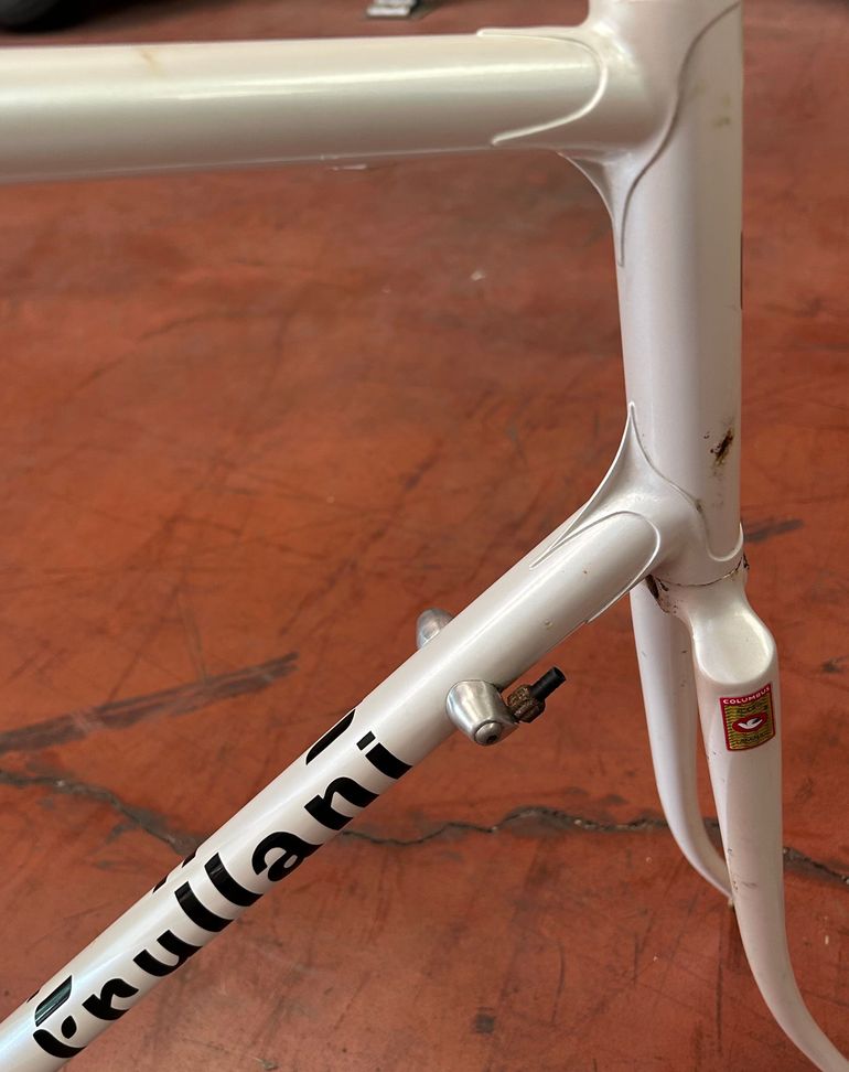 FRULLANI Columbus Slx Frameset 1989 Road & Gravel usato, Bianco — immagine 7 di 10
