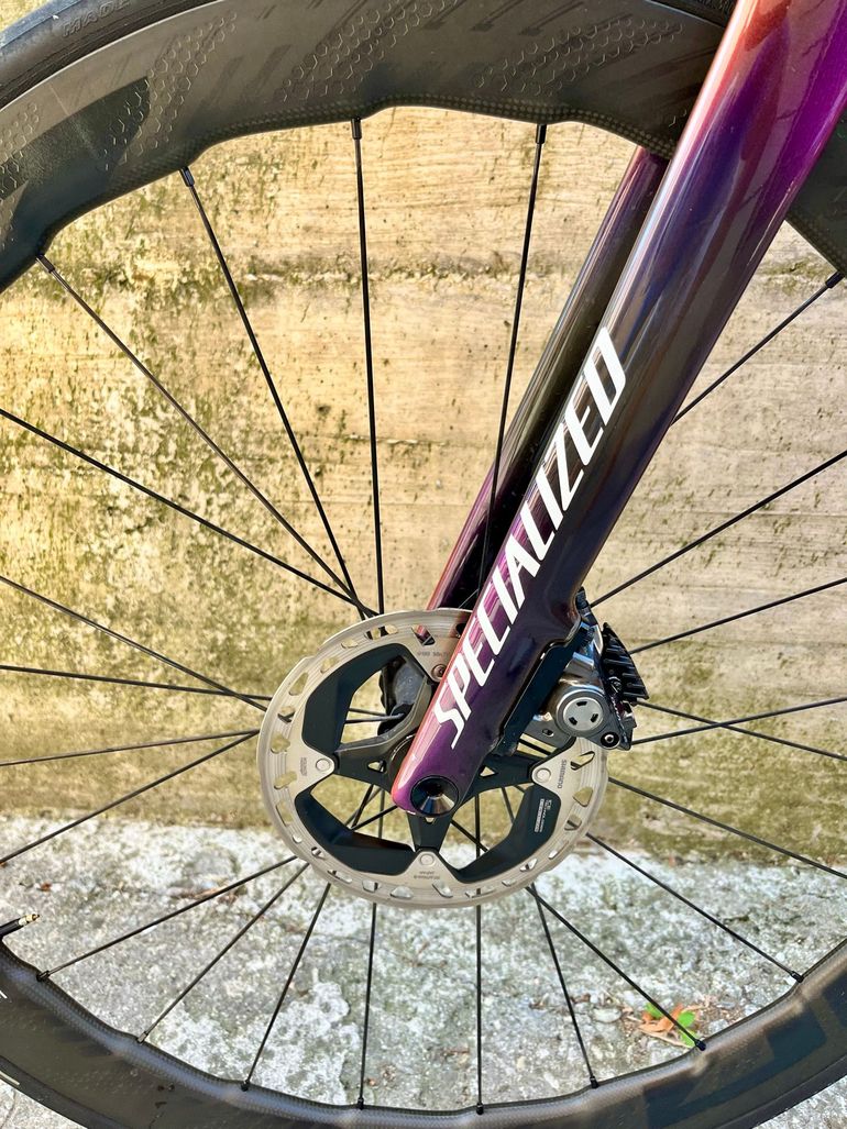 TARMAC sl8 Custom Shimano Dura Ace Di2 2024 Road & Gravel usato, Viola — immagine 5 di 12