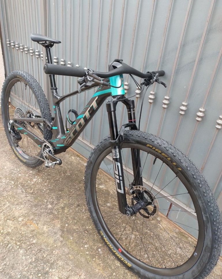 Gebrauchtes Scott Spark Sram Eagle Transmission XX SL 2022 Mountainbike, Schwarz — Bild 2 von 3