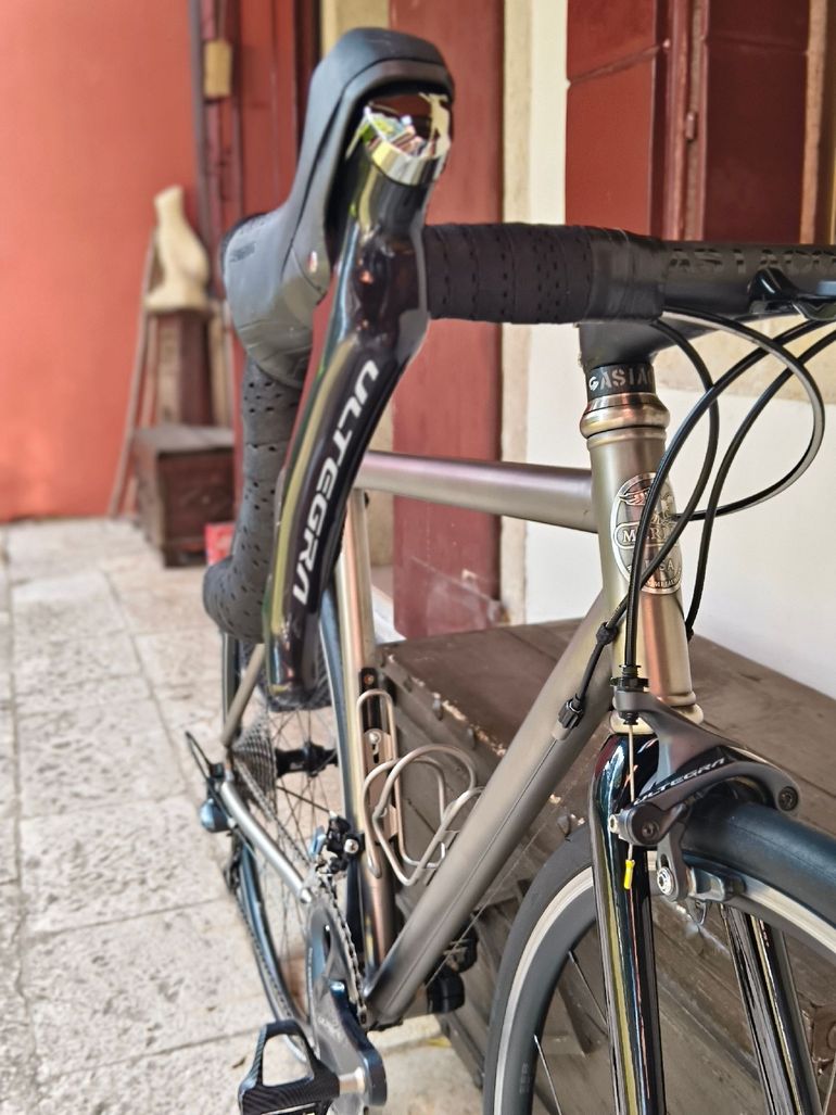 Used Titanio Custom Custom Shimano Ultegra 2018 Road & Gravel, Light Gray — image 7 of 11