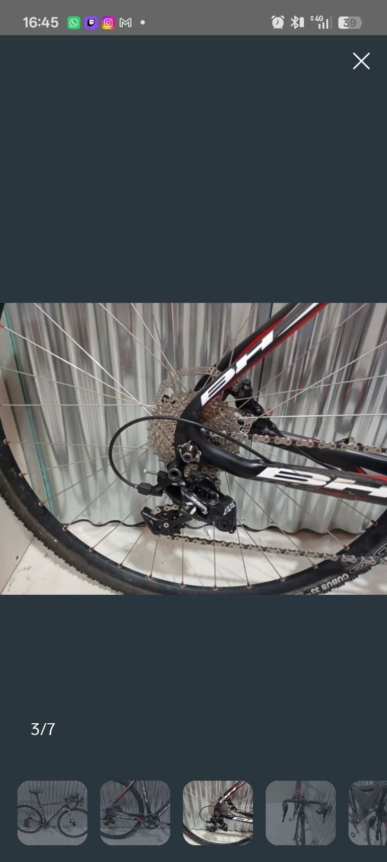 Brugt BH RX TEAM 3.0 2022 2022 Road & Gravel — billede 5 af 6