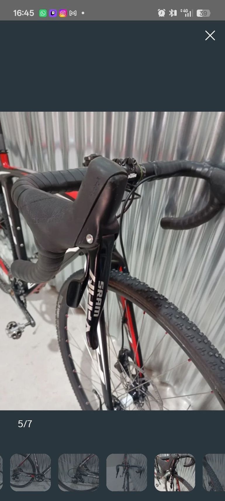Brugt BH RX TEAM 3.0 2022 2022 Road & Gravel — billede 3 af 6