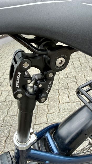 Velo de Ville AEB Shimano Deore 2022 Urban usato, Blu — immagine 4 di 9